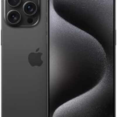 Apple iPhone 15 Pro Max, 1TB, Black Titanium – Unlocked (Renewed Premium)