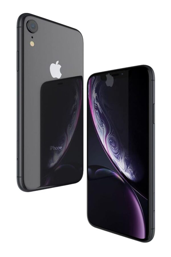 Apple iPhone XR, Fully Unlocked, 64 GB - Black (Renewed)