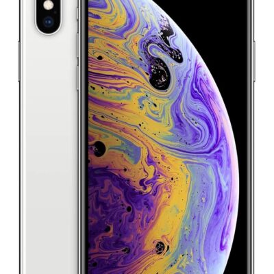 Apple iPhone XS, GSM Carriers, 64GB – Silver – (Renewed)