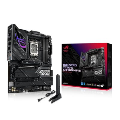 ASUS ROG Strix Z790-E Gaming WiFi II LGA 1700(Intel 14th & 13th & 12th Gen)ATX gaming motherboard(DDR5,PCIe 5.0,2.5 Gb LAN,5XM.2 slots,PCIe 5.0 x16,WiFi 7 front-panel connector…