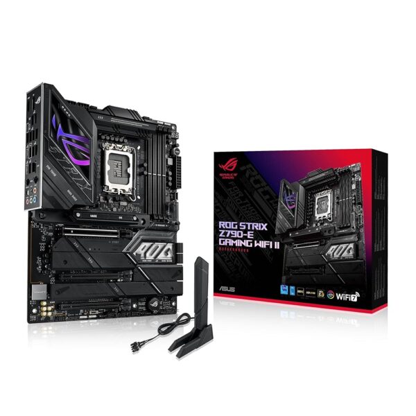 ASUS ROG Strix Z790-E Gaming WiFi II LGA 1700(Intel 14th & 13th & 12th Gen)ATX gaming motherboard(DDR5,PCIe 5.0,2.5 Gb LAN,5XM.2 slots,PCIe 5.0 x16,WiFi 7 front-panel connector...