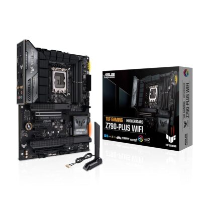 ASUS TUF Gaming Z790-Plus WiFi LGA 1700(Intel 14th,12th &13th Gen) ATX Gaming Motherboard(PCIe 5.0,DDR5,4xM.2 Slots,16+1 DrMOS,WiFi 6,2.5Gb LAN,Front USB 3.2 Gen 2…