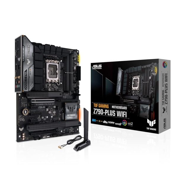 ASUS TUF Gaming Z790-Plus WiFi LGA 1700(Intel 14th,12th &13th Gen) ATX Gaming Motherboard(PCIe 5.0,DDR5,4xM.2 Slots,16+1 DrMOS,WiFi 6,2.5Gb LAN,Front USB 3.2 Gen 2...