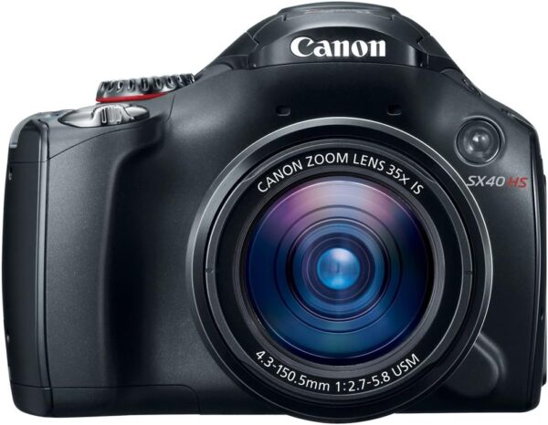 Canon SX40 HS 12.1MP Digital Camera with 35x Wide Angle Optical Image Stabilized Zoom and 2.7-Inch Vari-Angle Wide LCD