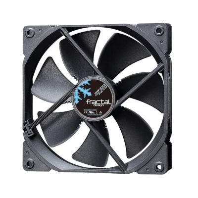 Fractal Design Dynamic X2 GP-14 Computer Fan – Silent Fan – High Airflow – 140x140x25 mm – 1000RPM – FDB-Bearings – Trip Wire – Aerodynamically Shaped Struts – 12v – Black…