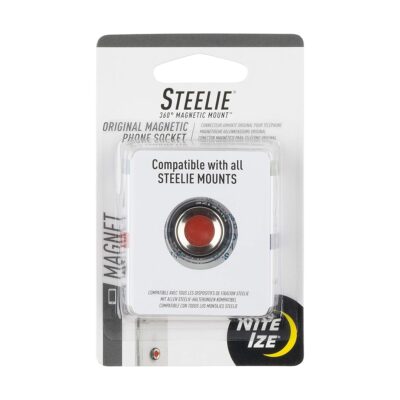 Nite Ize Steelie Magnetic Phone Socket – Additional Magnetic Cell Phone Socket Mount for Steelie Phone Mounting Systems – Simple Adhesive Socket Compatible with Steelie Phone…