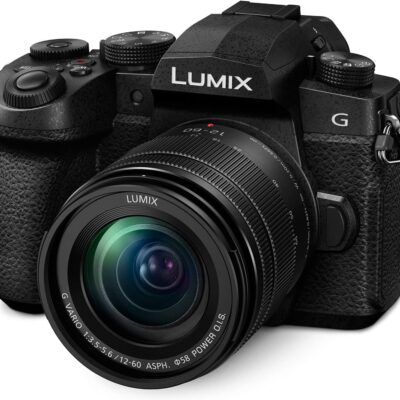 Panasonic LUMIX G95D 20.3 Megapixel Mirrorless Camera, 12-60mm F3.5-5.6 Micro Four Thirds Lens, 5-Axis Dual I.S. 2, 4K 24p 30p Video, Pre-Installed V-Log L, 3” OLED Touchscreen…