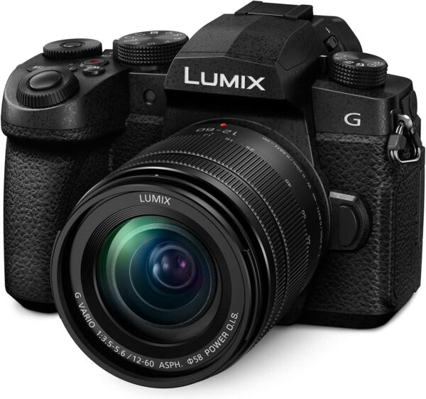 Panasonic LUMIX G95D 20.3 Megapixel Mirrorless Camera, 12-60mm F3.5-5.6 Micro Four Thirds Lens, 5-Axis Dual I.S. 2, 4K 24p 30p Video, Pre-Installed V-Log L, 3” OLED Touchscreen...