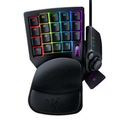 Razer Tartarus V2 Gaming Keypad: Mecha Membrane Key Switches – One Handed Keyboard – 32 Programmable Keys – Customizable Chroma RGB Lighting – Programmable Macros Snap Tap – Black