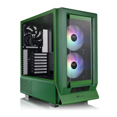 Thermaltake Ceres 350 MX/Racing Green/Mid Tower/CT140 ARGB Fan*2/CT140 Fan*1/Mesh & TG Front Panel/Hidden-Connector MB/CA-1Z3-00MCWN-00