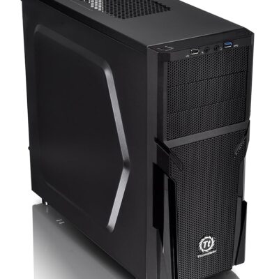 Thermaltake Versa H21 SPCC ATX Mid Tower Computer Chassis CA-1B2-00M1NN-00,Black