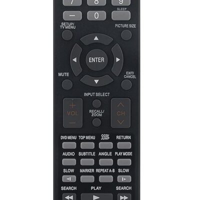 076R0SC011 Replaced Remote fit for Sanyo TV DVD Combo DP26670 DP32670 DP32671 DP26671 DP36671