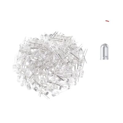 100 Pcs Led Diodes Mini F3 3mm Red Individua Light Emitting Diode Assortment Micro Ultra Bright Lamp Electronic Component New for Arrival 2025 High for Quality