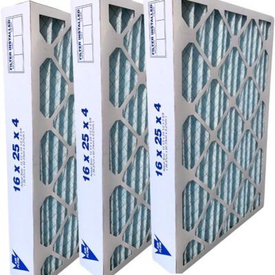 16x25x4 MERV 11 Furnace Filter compatible for TopTech TT-FM-1625 TTFM1625 for use in Carrier TechPure TT-MAC-1625, tt-fm-1625qb – (3 Pack)