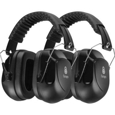 2 Pack 34dB Noise Canceling Headphones For Shooting, Hearing Protection Earmuffs, Ear Protection Headphones, Thickened Headband Ear Muffs For Noise Reduction For Shooting,…