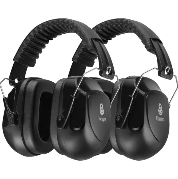 2 Pack 34dB Noise Canceling Headphones For Shooting, Hearing Protection Earmuffs, Ear Protection Headphones, Thickened Headband Ear Muffs For Noise Reduction For Shooting,...