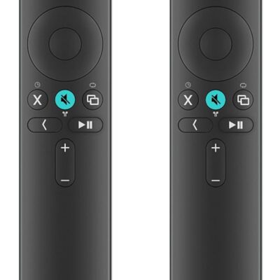 [2-Pack] aarooGo Remote Control for for Apple TV 4K / HD Players A1294 A1218 A1378 A1427 A1625 A1842 w/TV Home & Volume Buttons