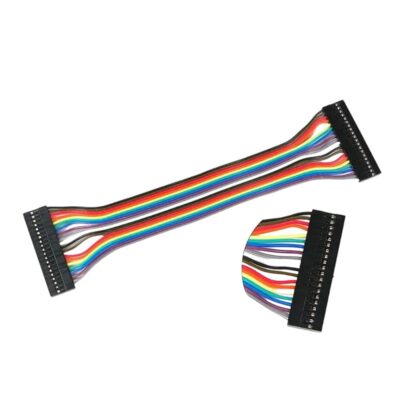 20P Female to Female Connector with 20cm Cable Ribbon Line 2.54MM Breadboard Jumper Wires for Arduieno DIY Electronic New for Arrival 2025 High for Quality