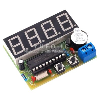 4-bit Digital Electronic Clock 1 Chip Microcomputer Digital Clock DIY Electronic Production Kit C51 Four-bit Clock Making Parts New for Arrival 2025 High for Quality