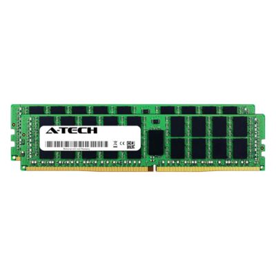 A-Tech 64GB Kit (2 x 32GB) for HP Z440 Workstation – DDR4 PC4-23400 2933Mhz ECC Registered RDIMM 2Rx4 – Server Specific Memory Ram (AT378360SRV-X2R10)