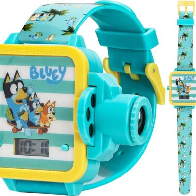 Accutime Bluey Kids Digital Projector Watch: Fun & Learning in One!