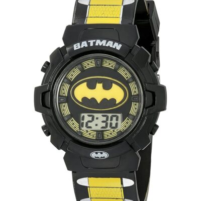 Accutime DC Comics Batman Kids’ BAT4177 Digital Display Quartz Multi-Color Watch