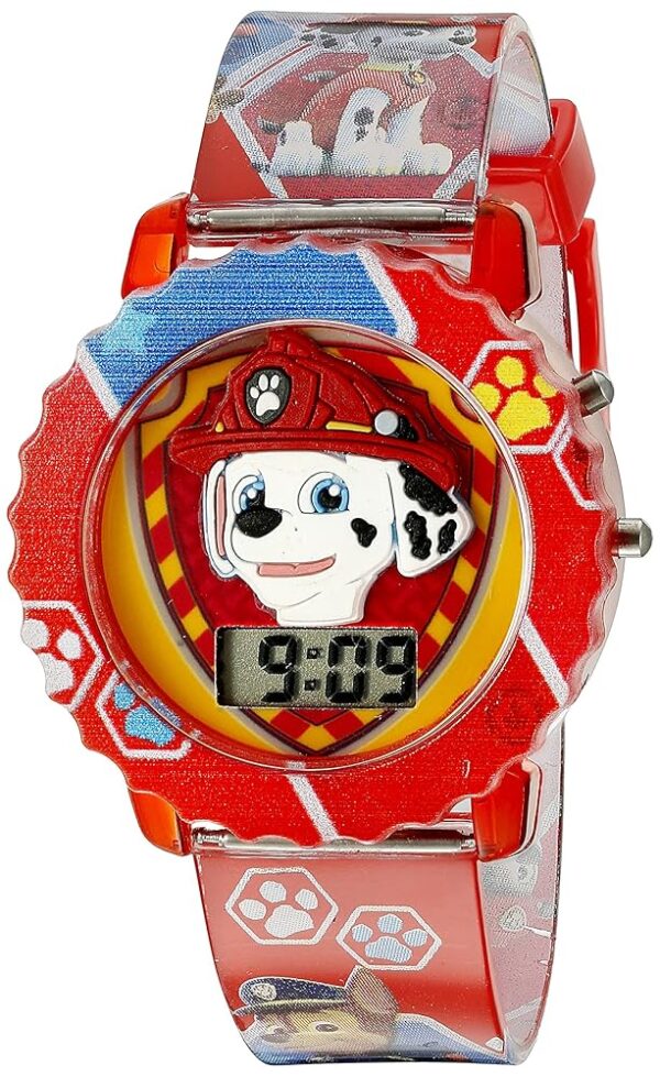 Accutime Kids Paw Patrol Digital LCD Quartz Wrist Watch, Cool Inexpensive Gift & Party Favor for Toddlers, Boys, Girls, Adults All Ages