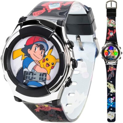 Accutime Kids Pokemon Digital LCD Quartz Watch for Boys, Girls, and Adults All Ages