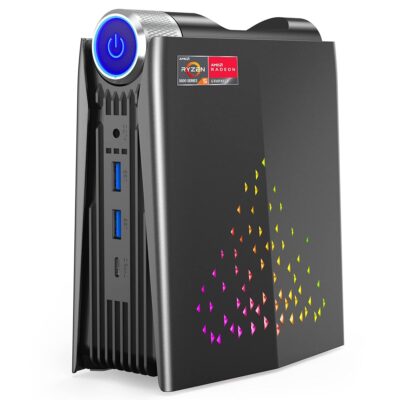 ACEMAGICIAN [Gaming PC Ryzen Mini PC, AMD Ryzen 7 5800U 16GB DDR4 512GB NVME SSD Mini Desktop Computer,Windows 11 Mini PC Gaming[WiFi6/BT5.2] [4K UHD/RGB Lights/3 Adjustable Mode]