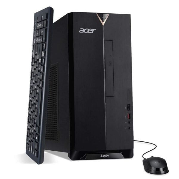 Acer Aspire TC-1660-UA19 Desktop | 10th Gen Intel Core i5-10400 6-Core Processor | 12GB 2666MHz DDR4 | 512GB NVMe M.2 SSD | 8X DVD | Intel Wireless Wi-Fi 6 | Bluetooth 5.2 |...