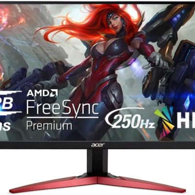 Acer Nitro 24.5 Inch FHD 1920 x 1080P ZeroFrame Design PC Gaming Monitor | AMD FreeSync Premium | Up to 250Hz Refresh | 1ms (VRB) | 1 x Display Port 1.2 and 2 x HDMI 2.0 Ports |…