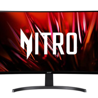 Acer Nitro 27″ WQHD 2560 x 1440 1500R Curved PC Gaming Monitor | AMD FreeSync | 100Hz Refresh | 1ms VRB | Speakers | VESA Mountable | 1 x Display Port 1.2, 1 x HDMI 2.0 & 1 x…