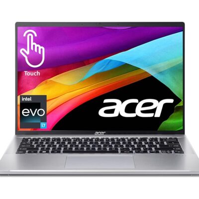 Acer Swift Go Intel Evo Thin & Light Premium Laptop 14″ 1920×1200 100% sRGB Touch Screen Display Intel Core i7-1355U Intel Iris Xe 16GB LPDDR5 512GB Gen 4 SSD SFG14-71T-72QV