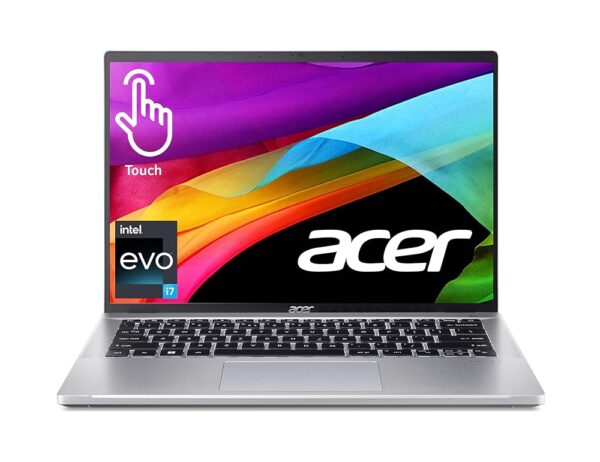 Acer Swift Go Intel Evo Thin & Light Premium Laptop 14" 1920x1200 100% sRGB Touch Screen Display Intel Core i7-1355U Intel Iris Xe 16GB LPDDR5 512GB Gen 4 SSD SFG14-71T-72QV