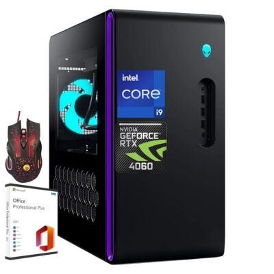 Alienware 2024 Newest Aurora R16 Gaming Desktop, Intel i9-13900F, GeForce RTX 4060, 64GB DDR5 RAM, 4TB SSD, 2TB HDD, Wi-Fi 6E, Windows 11 Pro, with Microsoft Office Lifetime…