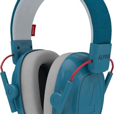 Alpine Muffy Kids – Noise Cancelling Headphones for Kids – CE & ANSI Certified – 25dB – Sensory & Concentration Aid – Blue