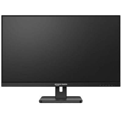 Amazon Basics – 27 Inch IPS Monitor 75 Hz Powered with AOC Technology FHD 1080P HDMI, Display Port and VGA Input VESA Compatible Built-in Speakers for Office and Home, Black