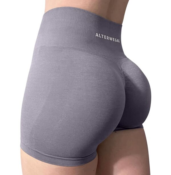 Amplify Seamless Scrunch Workout Shorts Intensify Women's Yoga High Waist Athletic Gym Running Sports Fitness