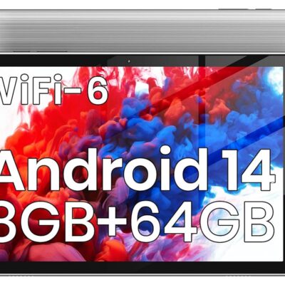 Android Tablet,10 inch Tablet 2024 Octa-Core 8GB+64GB 1TB Expand, 6000mAh,Dual Camera, BT5,Widevine L1+GMS Certification+Type-C Charging+5G/2.4G WiFi,1280*800 IPS Split screen…