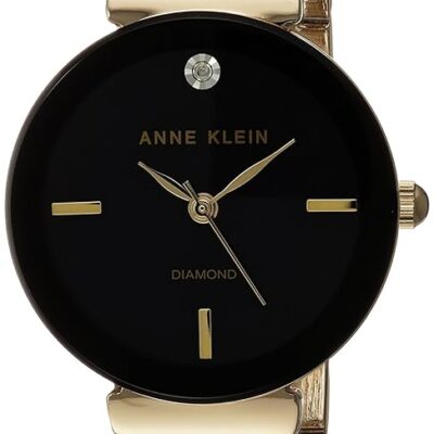 Anne Klein Women’s Genuine Diamond Dial Bracelet Watch