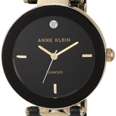 Anne Klein Women’s Genuine Diamond Dial Ceramic Bracelet Watch