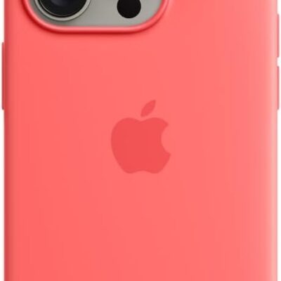 Apple iPhone 15 Pro Silicone Case with MagSafe – Guava