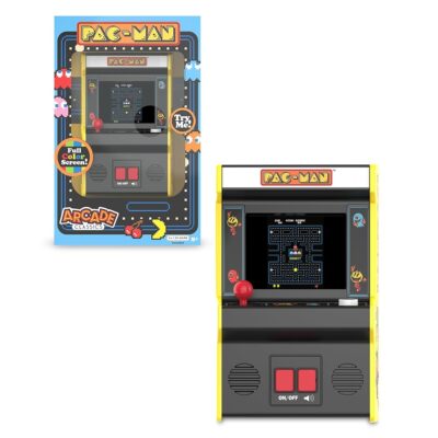 Arcade Classics Pac-Man – Retro Mini Arcade Game, Full Color Screen, Classic Handheld Electronic Game Console, 90s Toy, Great Gift for Kids 8+