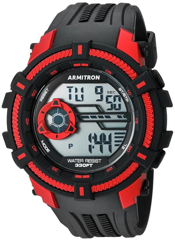 Armitron Sport Men's 40/8384 Digital Chronograph Resin Strap Watch