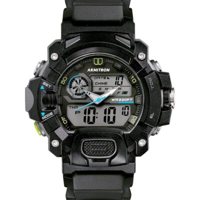 Armitron Sport Men’s Analog-Digital Chronograph Resin Strap Watch, 20/5477