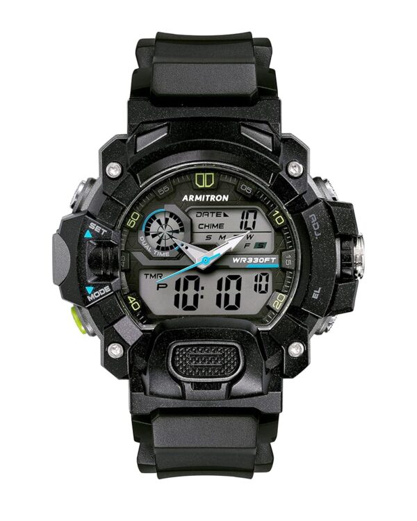 Armitron Sport Men's Analog-Digital Chronograph Resin Strap Watch, 20/5477