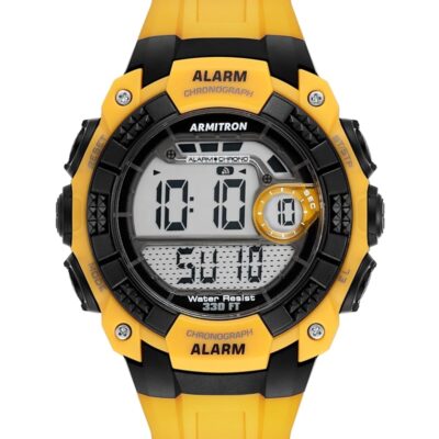 Armitron Sport Men’s Digital Chronograph Resin Strap Watch