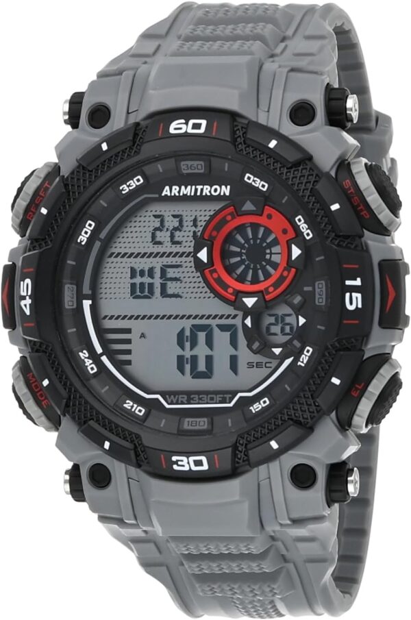 Armitron Sport Men's Digital Chronograph Resin Strap Watch, 40/8397