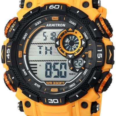 Armitron Sport Men’s Digital Chronograph Resin Strap Watch, 40/8397