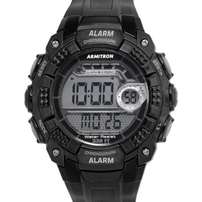 Armitron Sport Men’s Digital Chronograph Resin Strap Watch